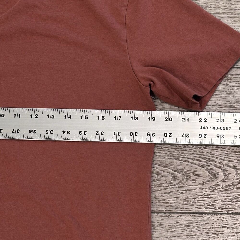 Municipal Sport Utility Gear Shirt Mens Small Orange Workout Casual Performance - Picture 5 of 6